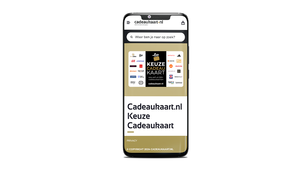 Digitale zakelijke cadeaukaarten